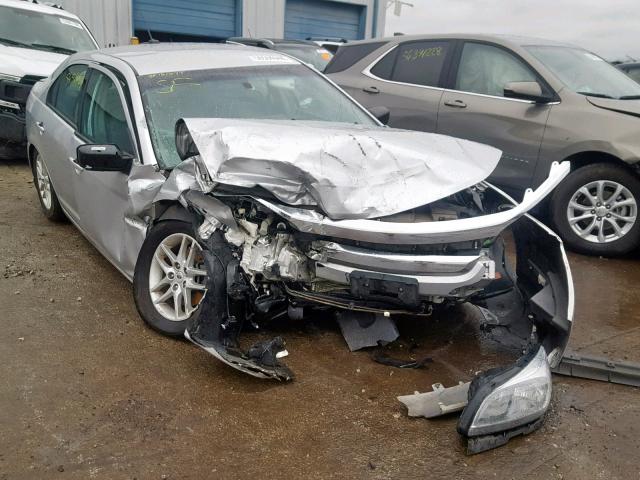 3FAHP0GA4CR346236 - 2012 FORD FUSION S SILVER photo 1