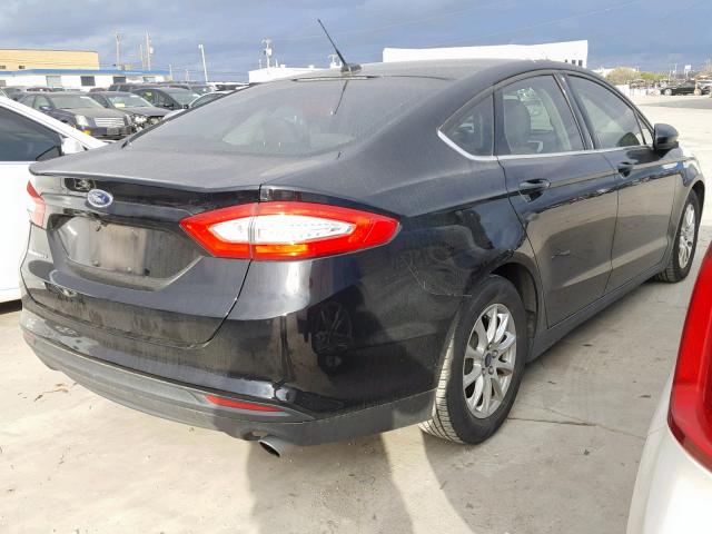 1FA6P0G78G5100682 - 2016 FORD FUSION S BLACK photo 4