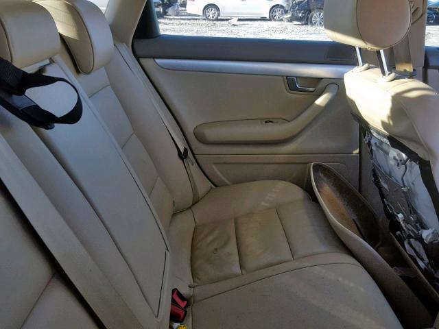 WAUAF78E88A038266 - 2008 AUDI A4 2.0T BLACK photo 6