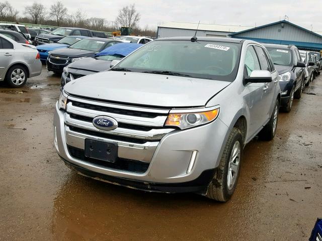 2FMDK3JC9DBE10480 - 2013 FORD EDGE SEL TAN photo 2