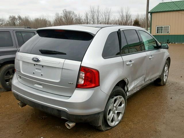 2FMDK3JC9DBE10480 - 2013 FORD EDGE SEL TAN photo 4