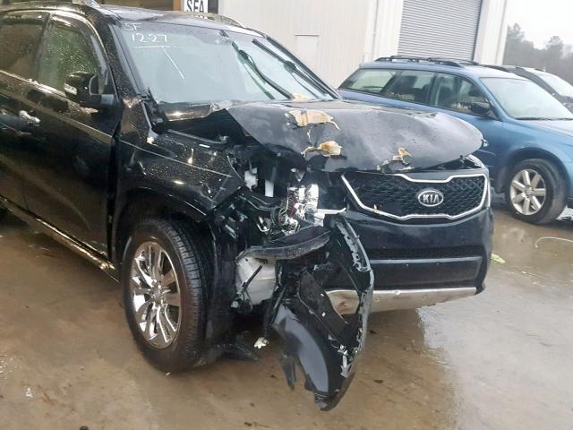 5XYKW4A2XCG230951 - 2012 KIA SORENTO SX BLACK photo 9