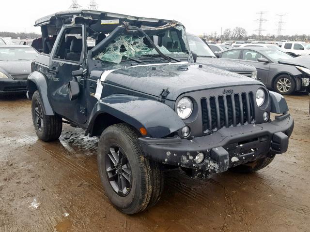 1C4AJWAG1JL835668 - 2018 JEEP WRANGLER S BLUE photo 1