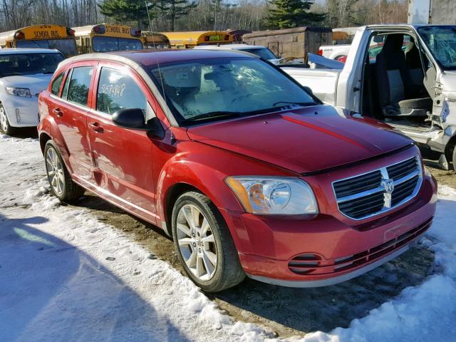 1B3HB48A69D132902 - 2009 DODGE CALIBER SX RED photo 1