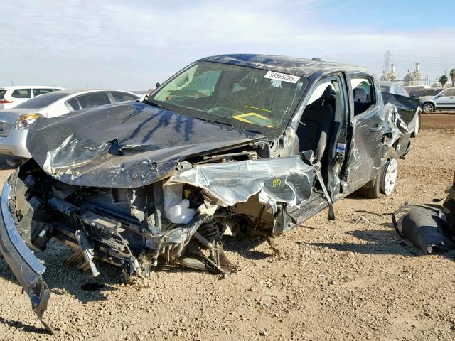 1GCGSCEN4H1257778 - 2017 CHEVROLET COLORADO L BLACK photo 2