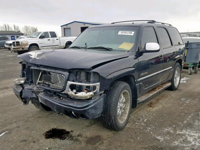 1GKEK63UX2J133903 - 2002 GMC DENALI BLACK photo 2