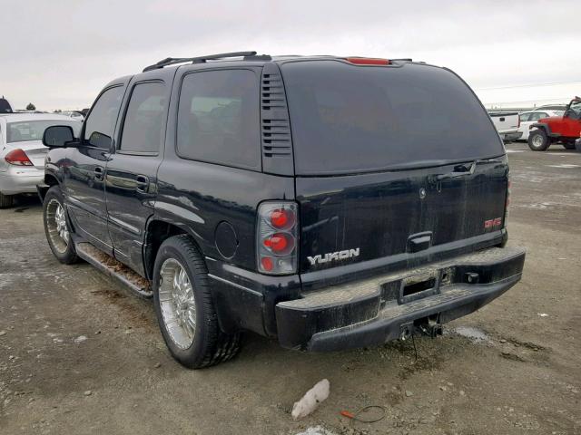 1GKEK63UX2J133903 - 2002 GMC DENALI BLACK photo 3