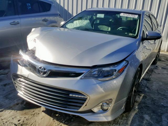 4T1BK1EB4EU082684 - 2014 TOYOTA AVALON BAS SILVER photo 2