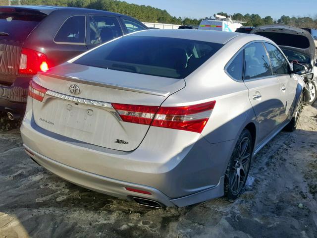 4T1BK1EB4EU082684 - 2014 TOYOTA AVALON BAS SILVER photo 4