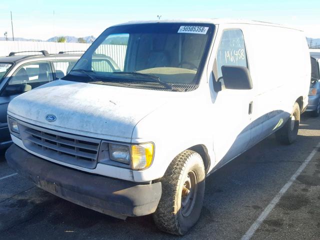 1FTDE14Y3NHA28960 - 1992 FORD ECONOLINE WHITE photo 2