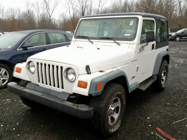 1J4FY29P1VP515581 - 1997 JEEP WRANGLER / WHITE photo 2