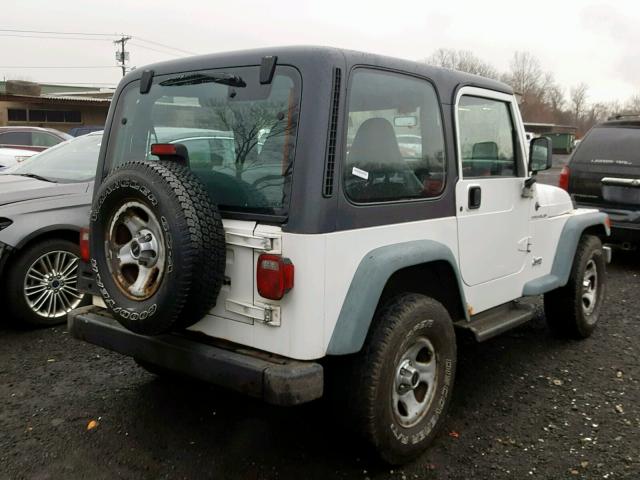 1J4FY29P1VP515581 - 1997 JEEP WRANGLER / WHITE photo 4