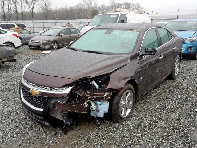 1G11C5SL2FF155132 - 2015 CHEVROLET MALIBU 1LT 棕色 照片 2