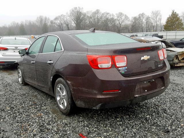 1G11C5SL2FF155132 - 2015 CHEVROLET MALIBU 1LT 棕色 照片 3