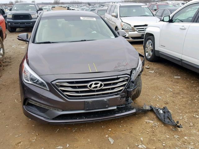 5NPE34AF0FH081715 - 2015 HYUNDAI SONATA SPO GRAY photo 7