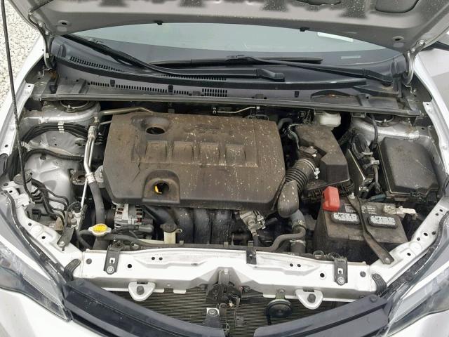 5YFBURHE2HP654727 - 2017 TOYOTA COROLLA L SILVER photo 7