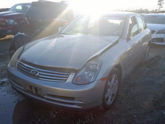 JNKCV51E84M617469 - 2004 INFINITI G35 SILVER photo 2