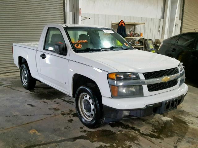 1GCCS149098121325 - 2009 CHEVROLET COLORADO WHITE photo 1