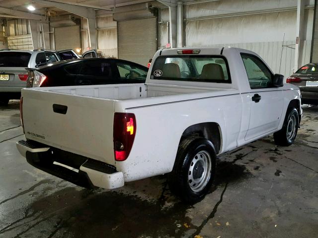 1GCCS149098121325 - 2009 CHEVROLET COLORADO WHITE photo 4