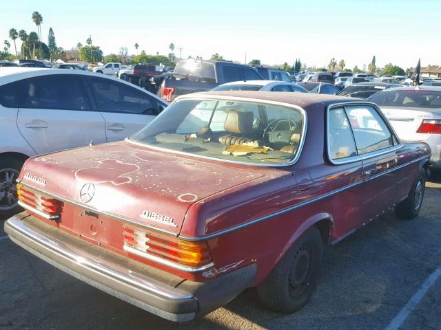 00012315012004123 - 1979 MERCEDES-BENZ 300 CD BURGUNDY photo 4