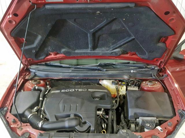 1G2ZA5EBXA4157979 - 2010 PONTIAC G6 RED photo 7