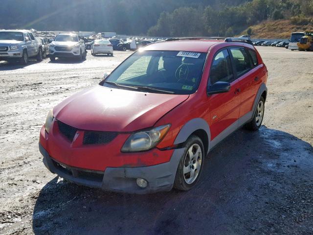 5Y2SL62883Z420465 - 2003 PONTIAC VIBE RED photo 2