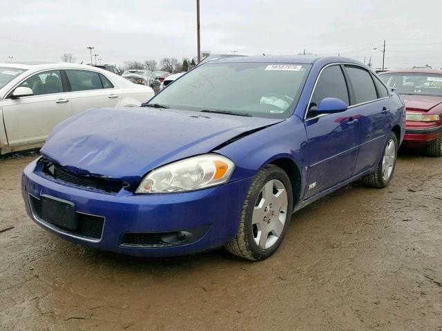 2G1WD58C979145184 - 2007 CHEVROLET IMPALA SUP Сұр фото 2