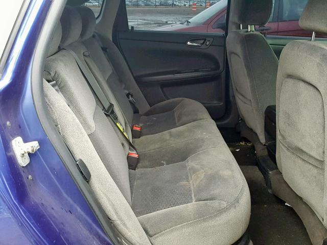 2G1WD58C979145184 - 2007 CHEVROLET IMPALA SUP Сұр фото 6