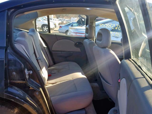 1G8AZ52F35Z180483 - 2005 SATURN ION LEVEL 黑色 照片 6