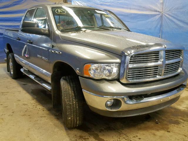 3D7KS28C75G751392 - 2005 DODGE RAM 2500 S GRAY photo 1