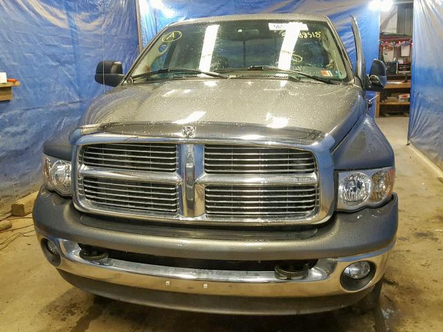 3D7KS28C75G751392 - 2005 DODGE RAM 2500 S GRAY photo 9