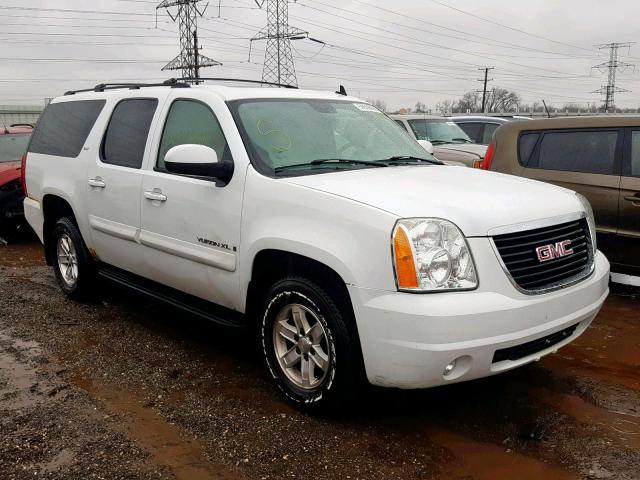 1GKFK163X7J259292 - 2007 GMC YUKON XL K WHITE photo 1