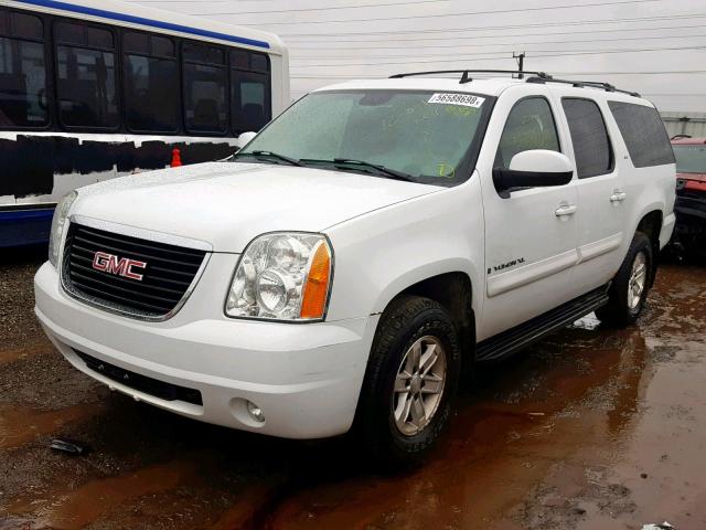 1GKFK163X7J259292 - 2007 GMC YUKON XL K WHITE photo 2