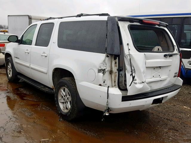 1GKFK163X7J259292 - 2007 GMC YUKON XL K WHITE photo 3