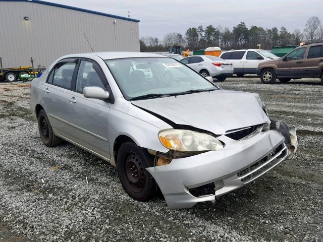 1NXBR32E64Z196626 - 2004 TOYOTA COROLLA CE SILVER photo 1