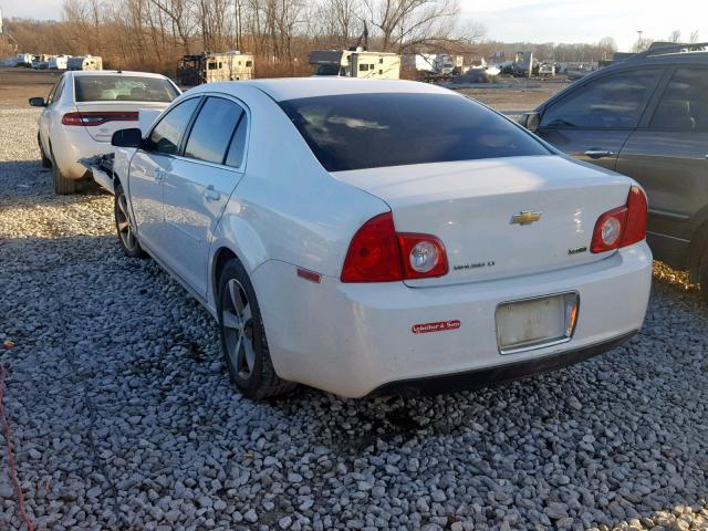 1G1ZC5EU1BF177608 - 2011 CHEVROLET MALIBU 1LT 白色 照片 3