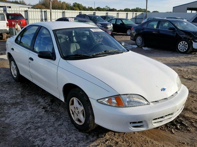 1G1JC524617265984 - 2001 CHEVROLET CAVALIER B WHITE photo 1