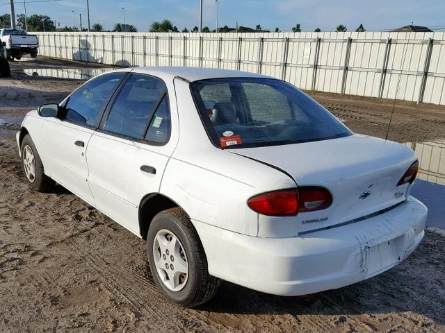 1G1JC524617265984 - 2001 CHEVROLET CAVALIER B WHITE photo 3