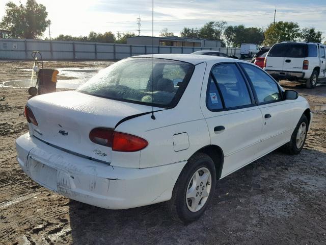 1G1JC524617265984 - 2001 CHEVROLET CAVALIER B WHITE photo 4