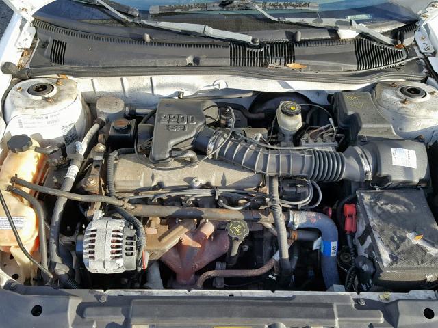 1G1JC524617265984 - 2001 CHEVROLET CAVALIER B WHITE photo 7