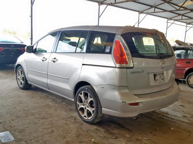 JM1CR293580317361 - 2008 MAZDA 5 SILVER photo 3