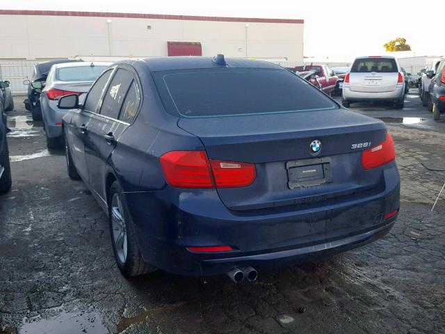 WBA3C1G54DNR44207 - 2013 BMW 328 I SULE BLACK photo 3