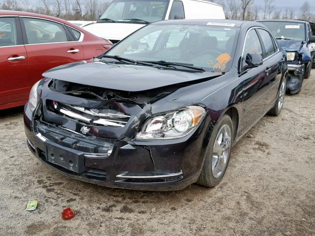 1G1ZD5EB8AF206063 - 2010 CHEVROLET MALIBU 2LT BLACK photo 2