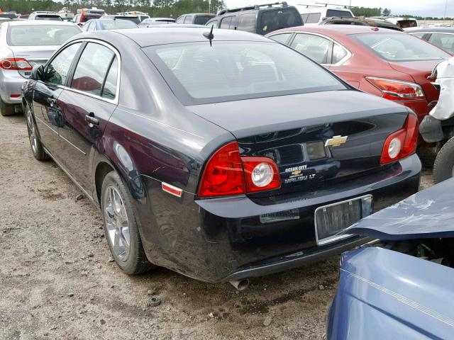 1G1ZD5EB8AF206063 - 2010 CHEVROLET MALIBU 2LT BLACK photo 3