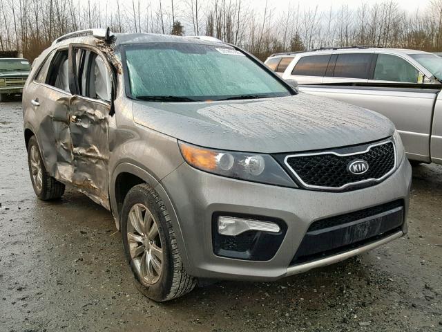 5XYKWDA20CG188886 - 2012 KIA SORENTO SX BEIGE photo 1