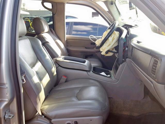 3GKEC16T14G221326 - 2004 GMC YUKON XL C TAN photo 5