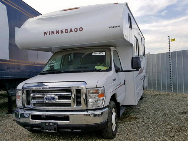 1FDWE3FS1JDC31338 - 2019 WINNEBAGO MOTORHOME WHITE photo 2