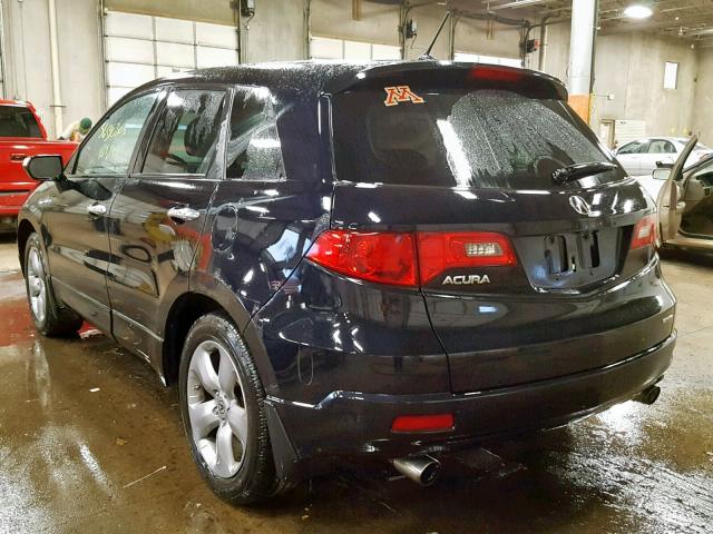 5J8TB18538A004502 - 2008 ACURA RDX TECHNO BLACK photo 3