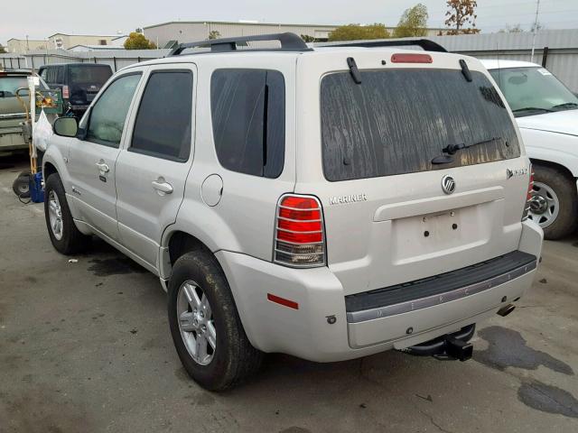 4M2CU39H07KJ21504 - 2007 MERCURY MARINER HE GRAY photo 3