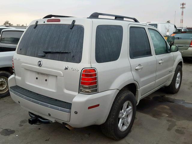 4M2CU39H07KJ21504 - 2007 MERCURY MARINER HE GRAY photo 4